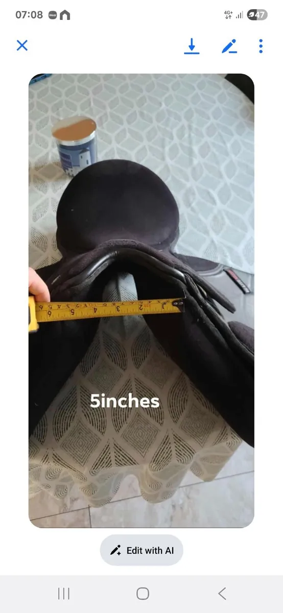 15" pony saddle - Image 2