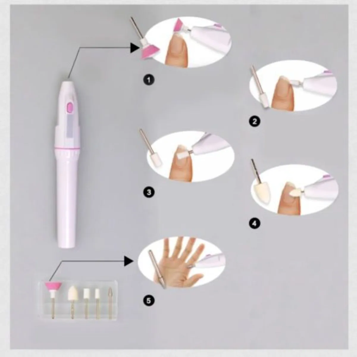 Electric Manicure & Pedicure Nail Polish Drill - Image 2