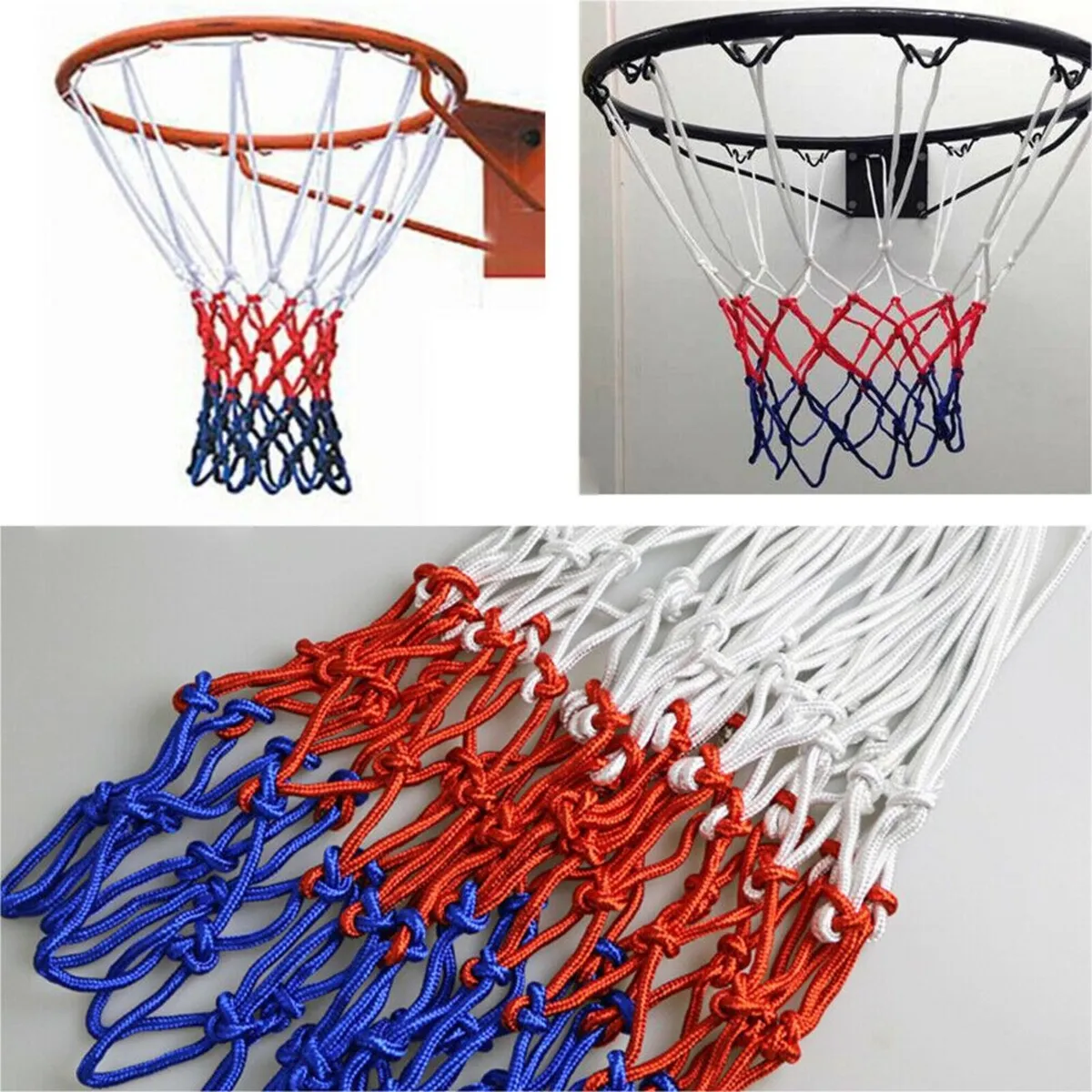 12 loops Replacement Nylon Thread White Red Blue - Image 1