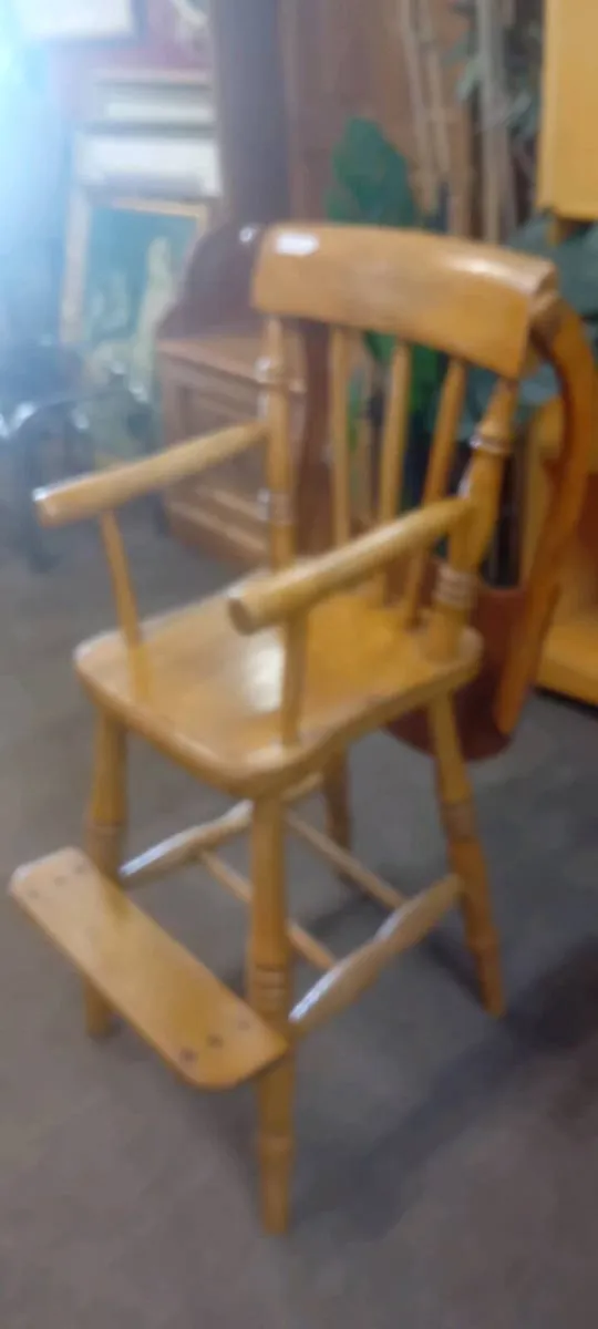 Victorian Pine Childs High Chair - Image 2