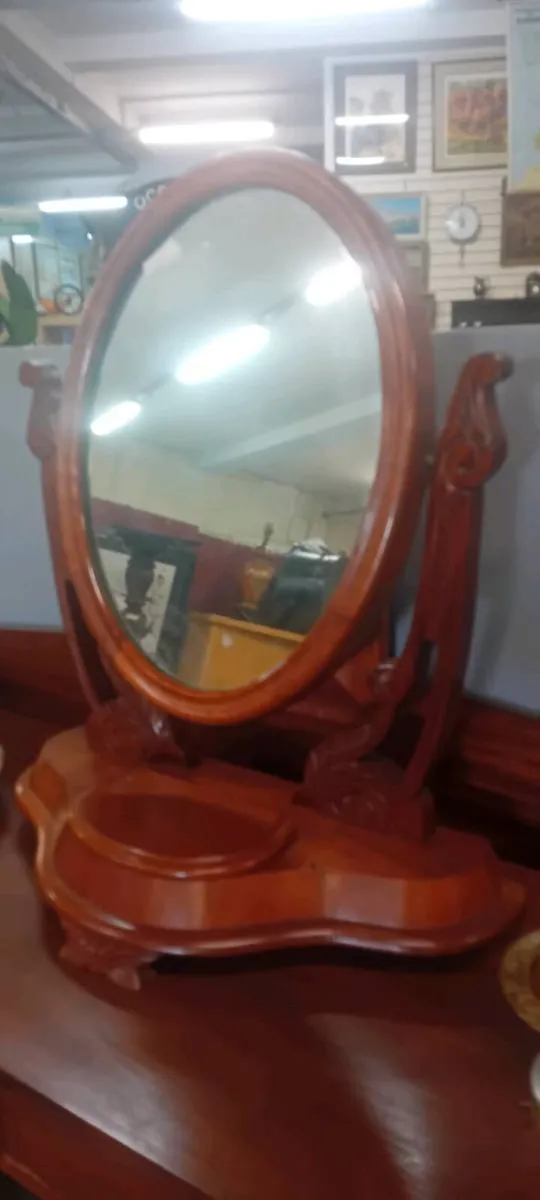 Early 20th Century Mahogany Dressing Table Mirror