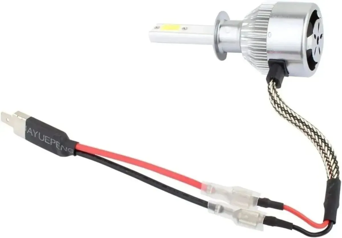 Single Diode LED Headlight Converter Male Plug - Image 4