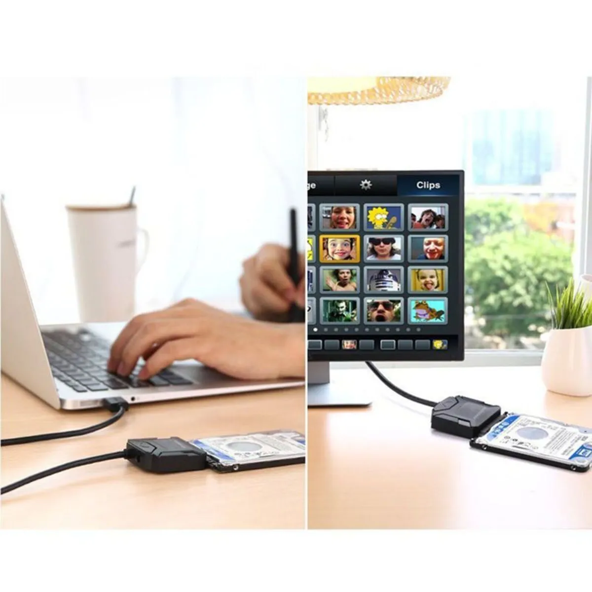 USB to SATA Adapter for Laptop PC Desktop Disk - Image 4