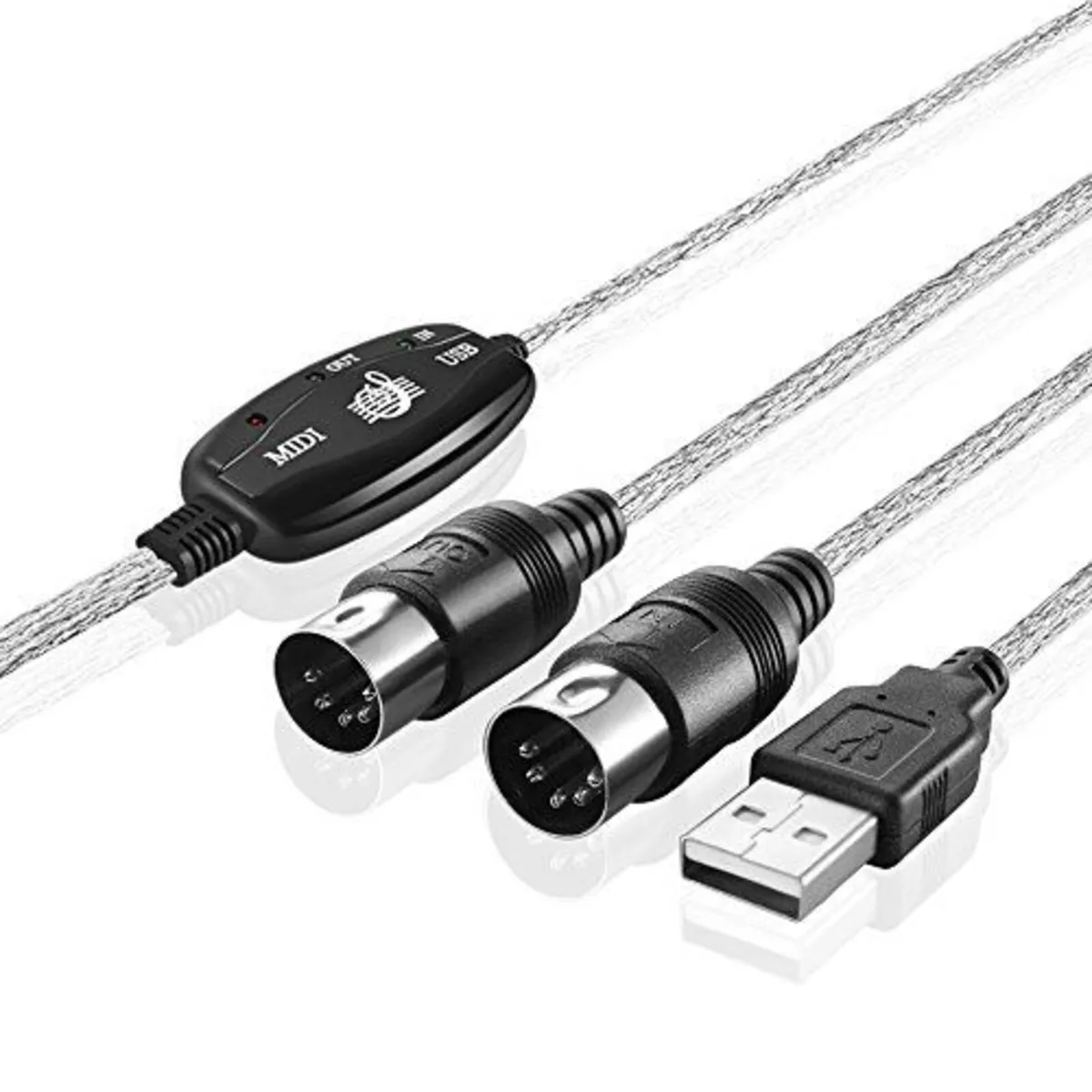 USB to Midi Adapter Cable Converter Interface - Image 2