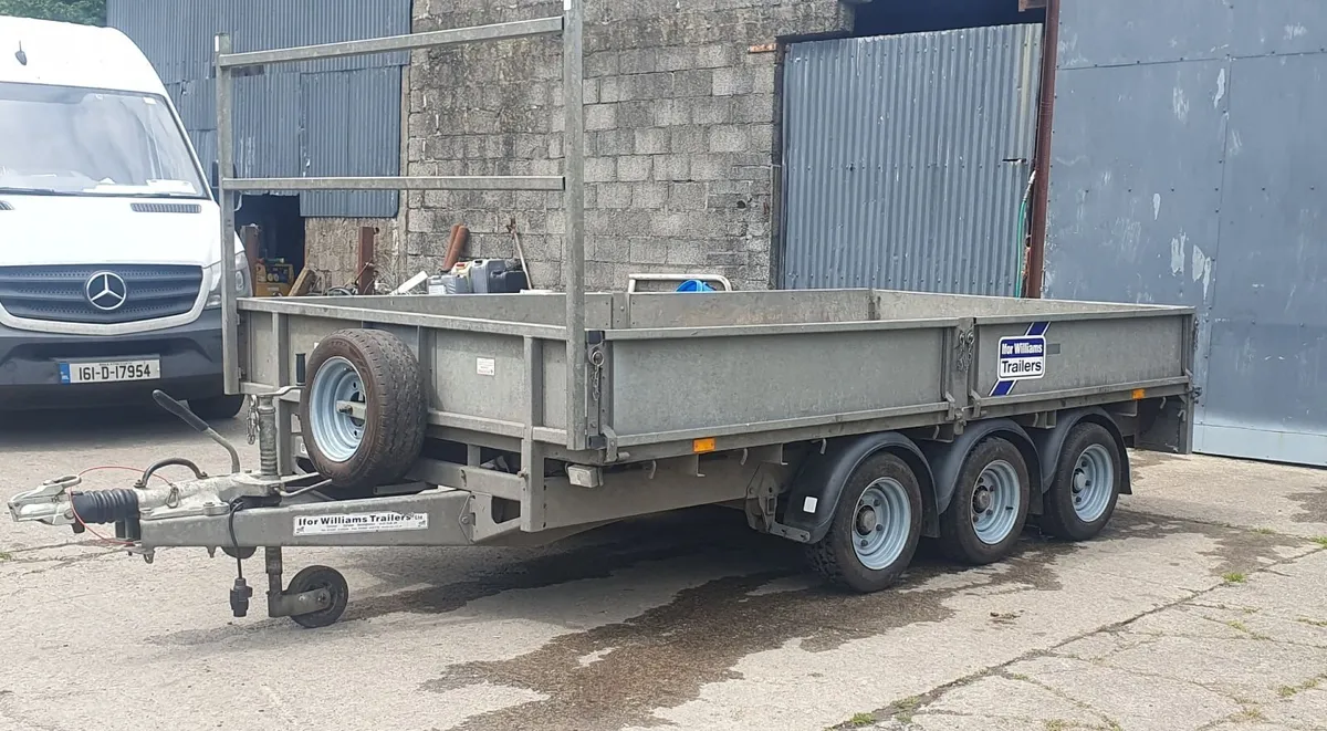 Ifor williams 12x 6'6"" Tri Axle Trailer - Image 1