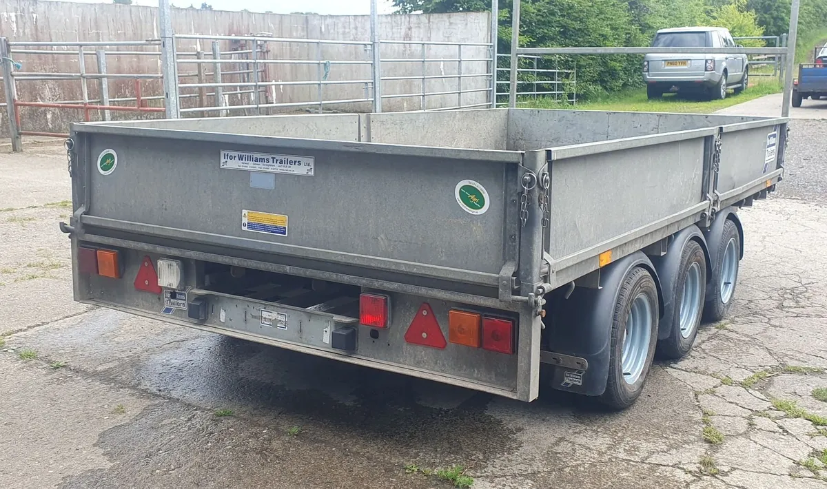 Ifor williams 12x 6'6"" Tri Axle Trailer - Image 4