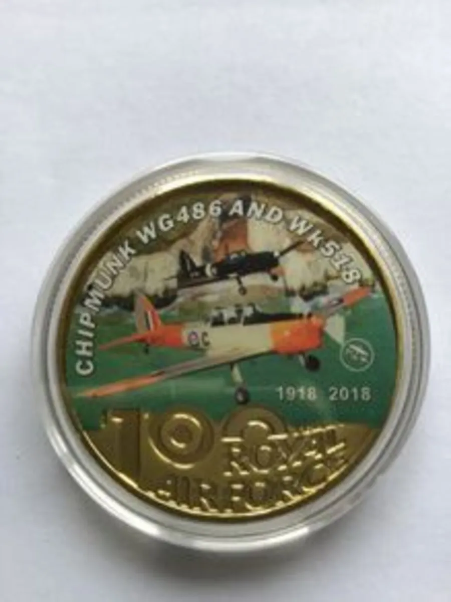 Royal Air Force coin - WW2 Chipmunk