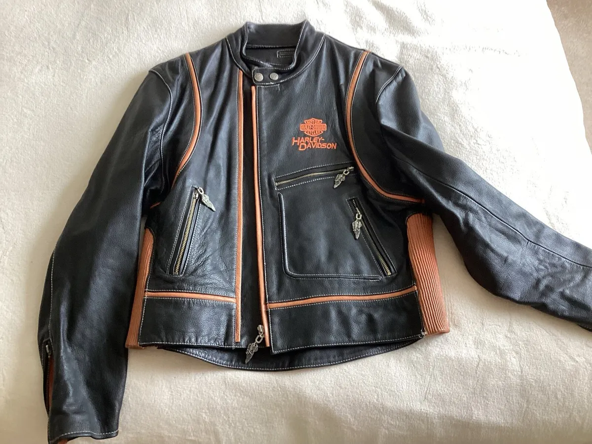 Leather Harley jacket . - Image 3