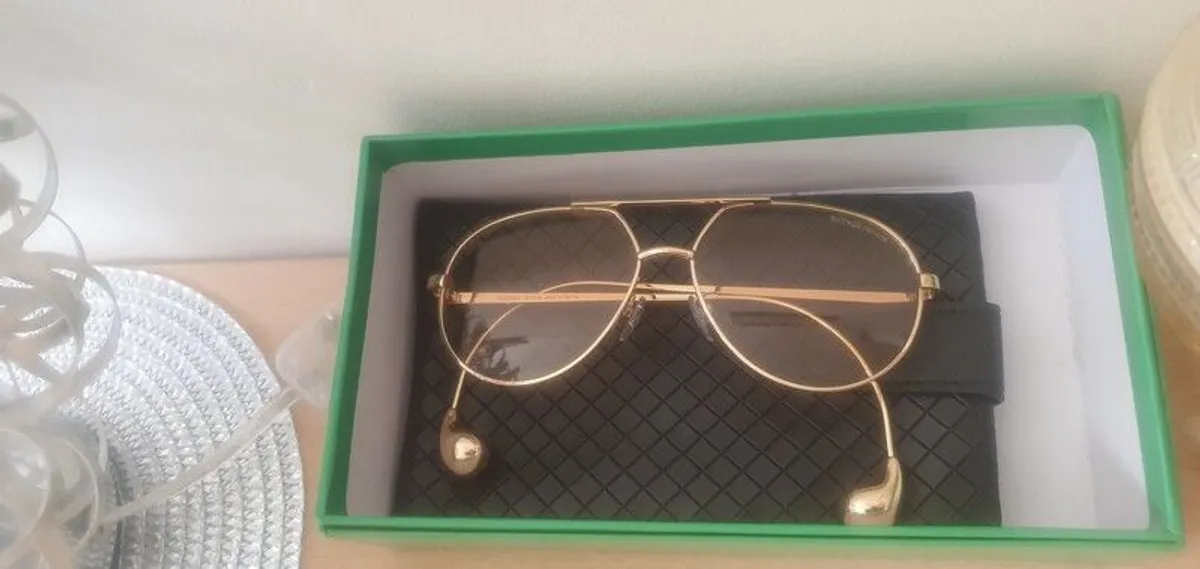 New Bottega Veneta Aviator Sunglasses - Image 2
