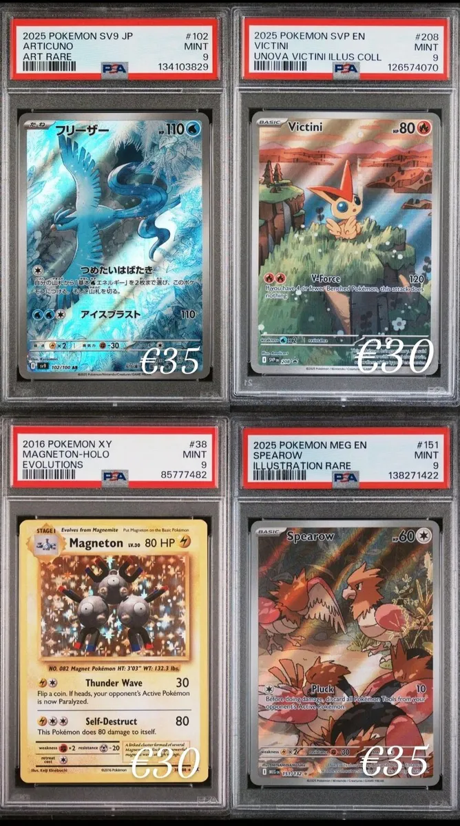 PSA Graded Authentic Pokémon Trading Cards - Image 1