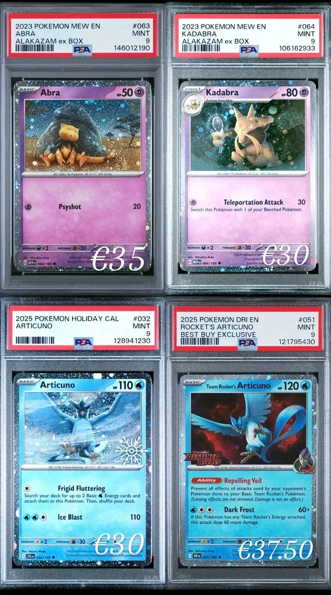 PSA Graded Authentic Pokémon Trading Cards - Image 2