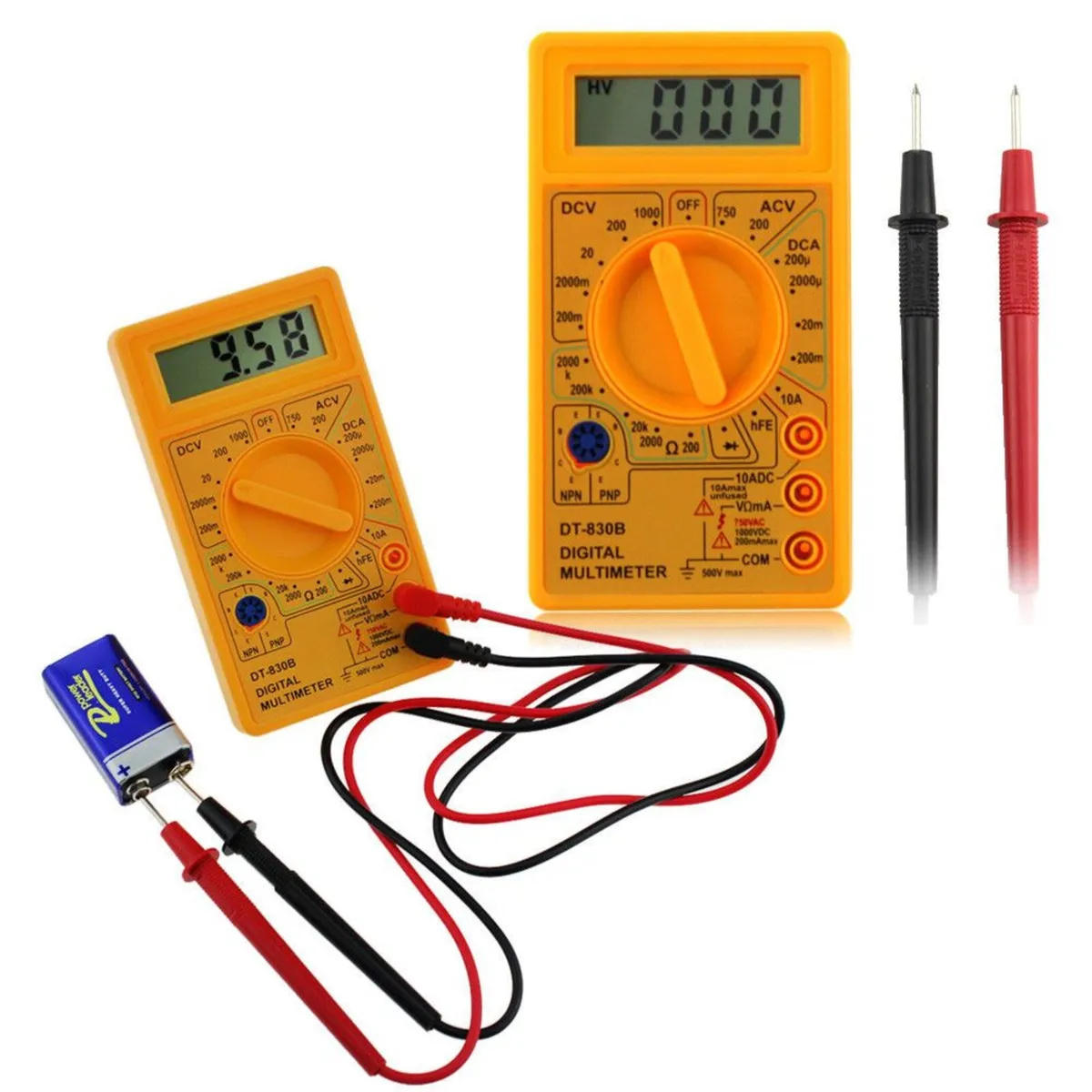 NEW DT-830B LCD Display Digital Multimeter Meter - Image 4