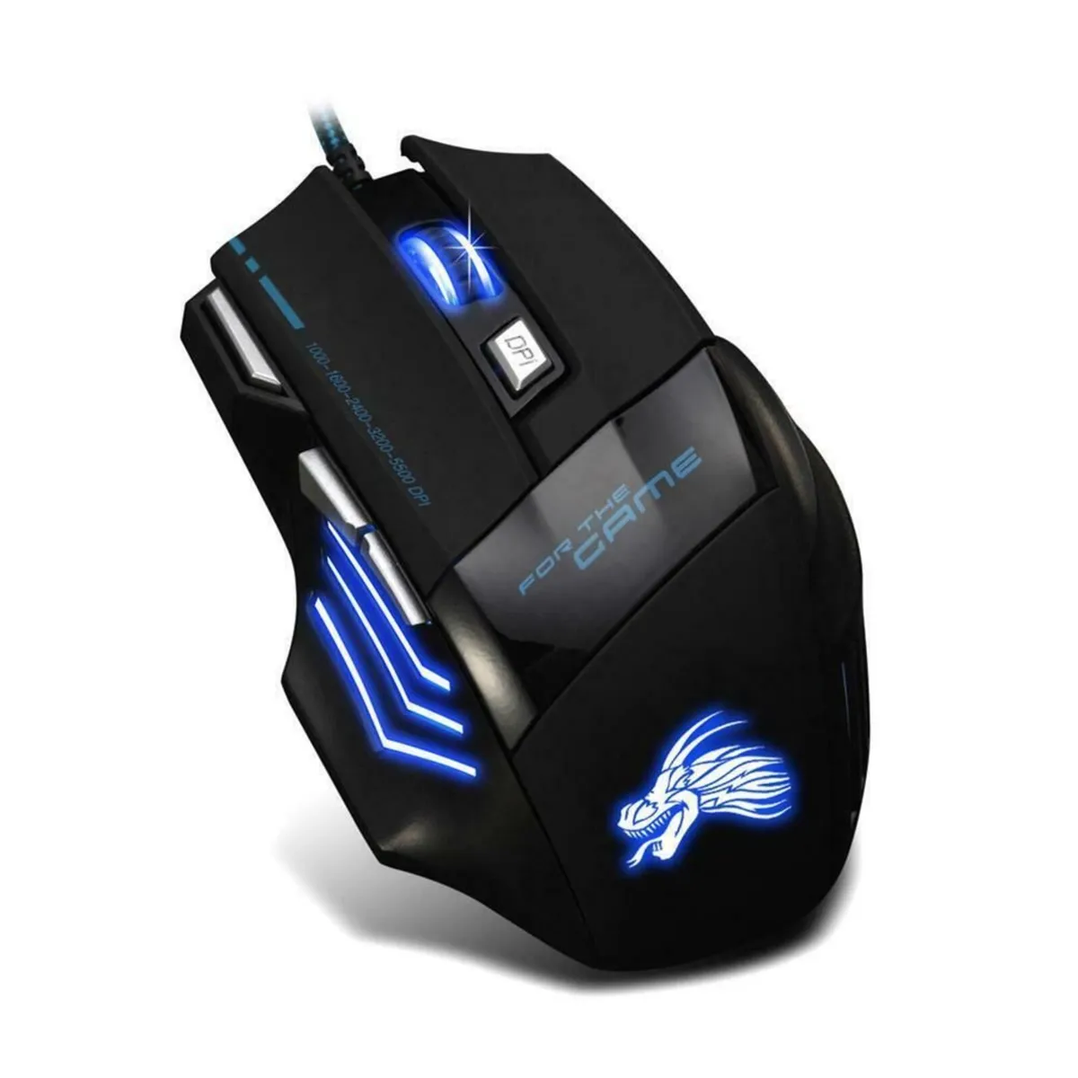 5500DPI LED Optical USB Wired Gaming 7 Buttons - Image 2