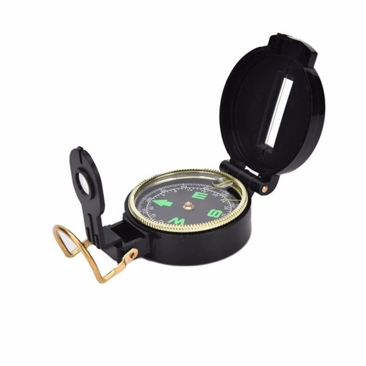 Metal Compass Military Camping Hiking Army Style - Image 1
