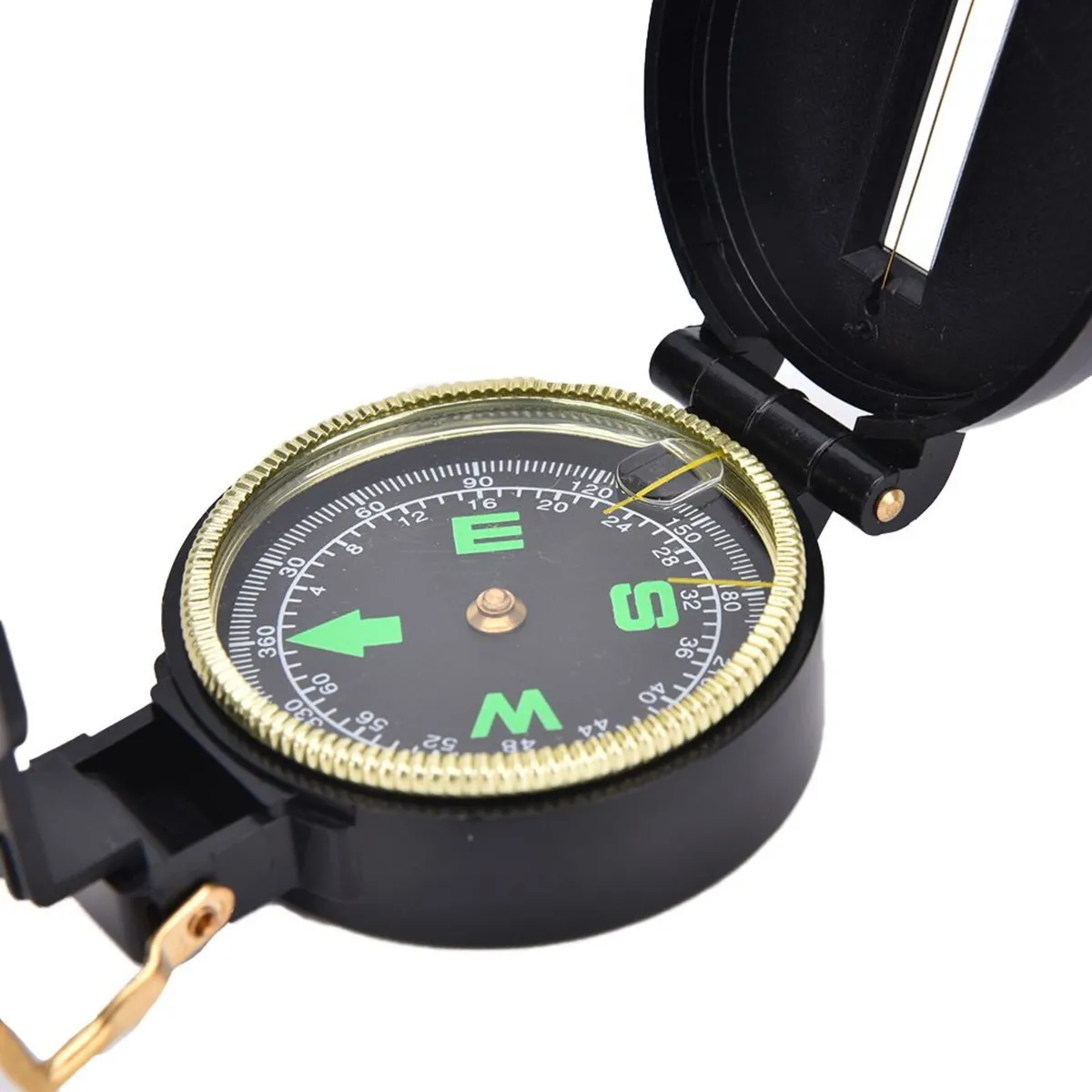 Metal Compass Military Camping Hiking Army Style - Image 2