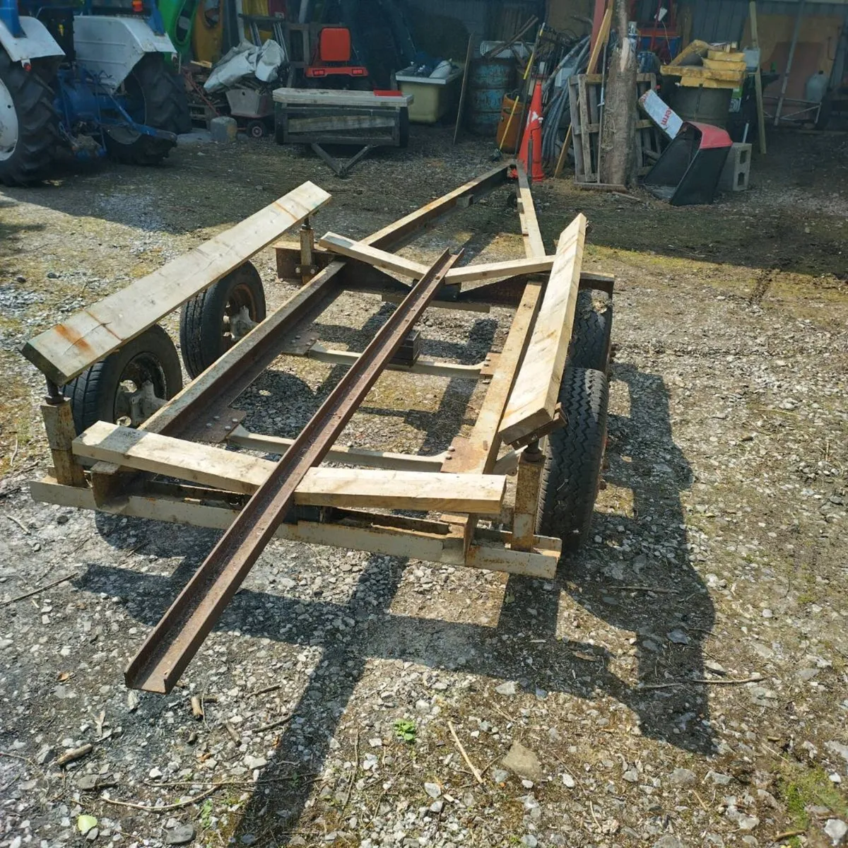 Large boat trailer - Image 1