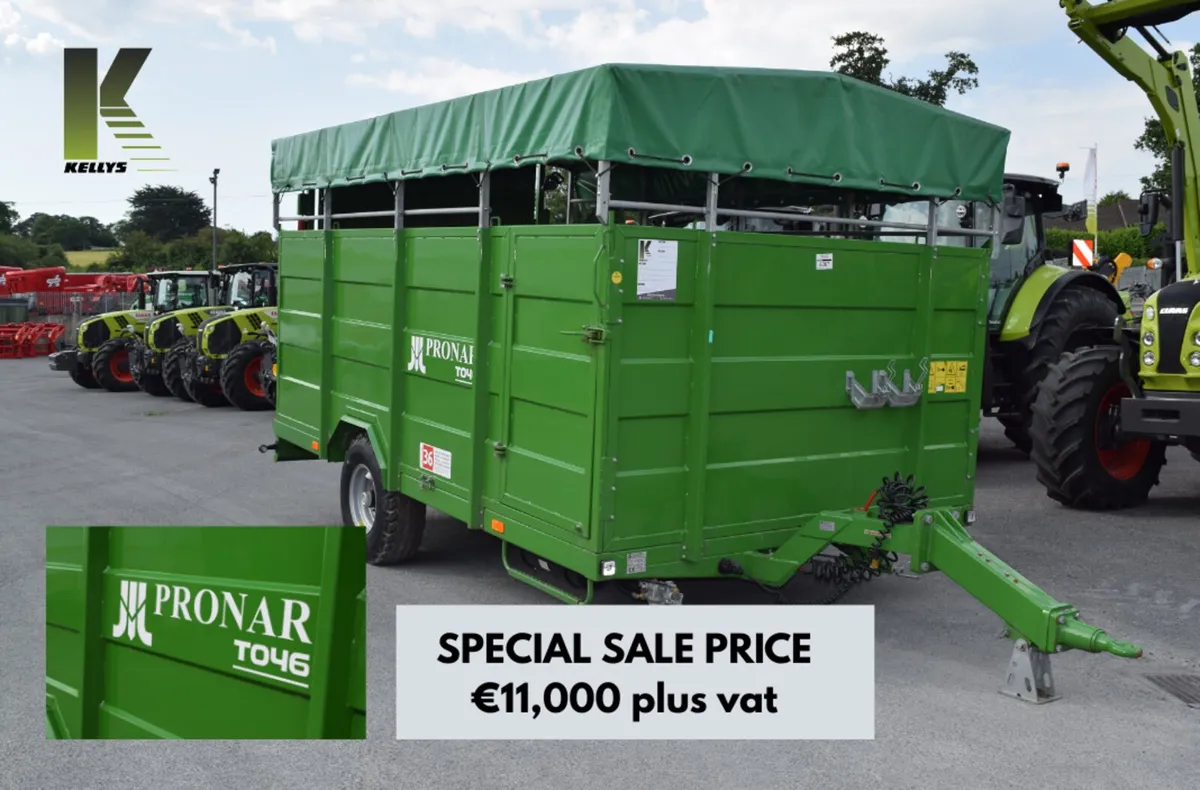 Pronar stock trailer - SPECIAL SALE PRICE - Image 1