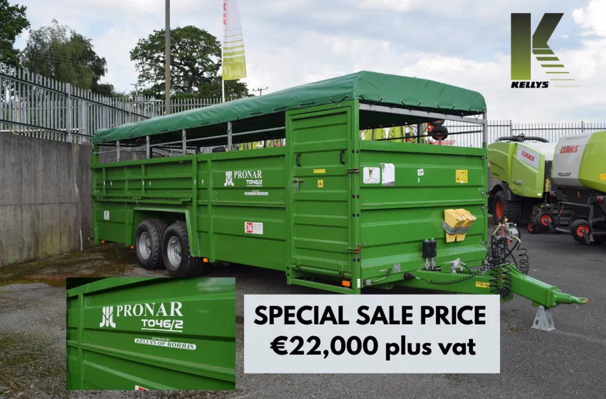 Pronar stock trailer SPECIAL SALE PRICE - Image 1