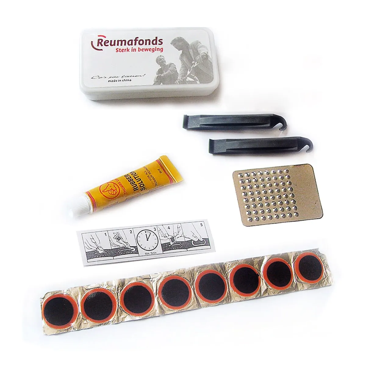 Bike Cycle Bicycle Tire Puncture Rubber Tools Kit - Image 2