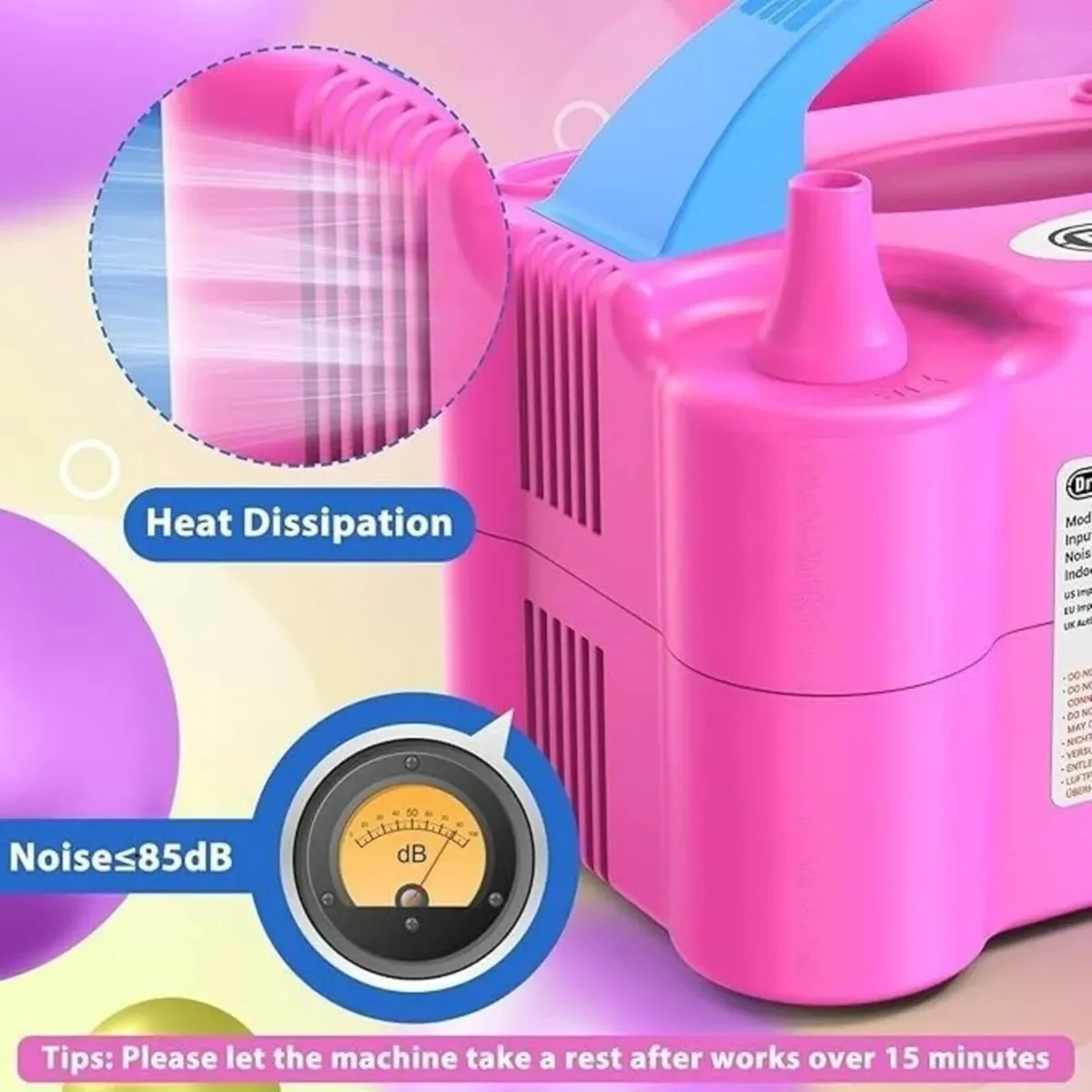Electric Balloon Pump for Party Decorations - Image 1
