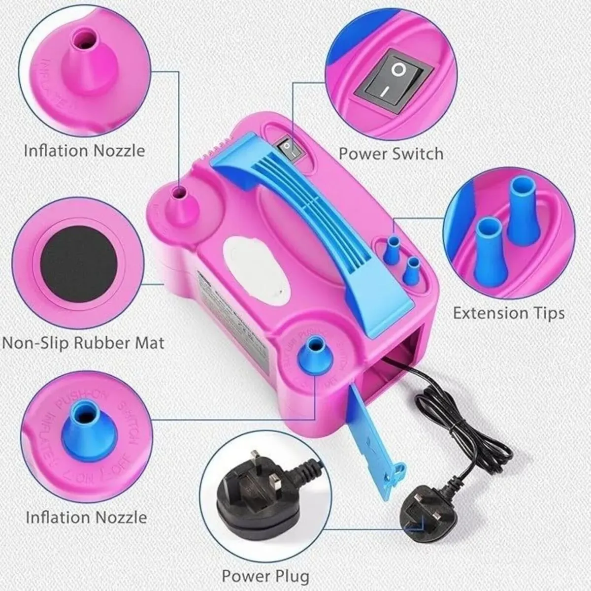Electric Balloon Pump for Party Decorations - Image 3