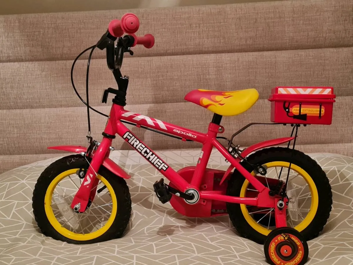 Children's fire man bike - Image 1