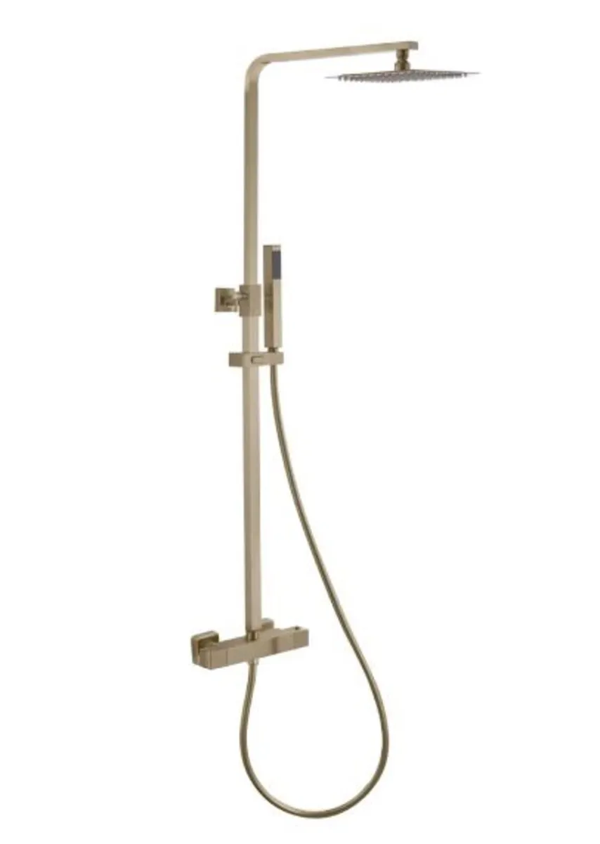 Eliseo Ricci Cube Plus Thermostatic Rain Shower - Image 1