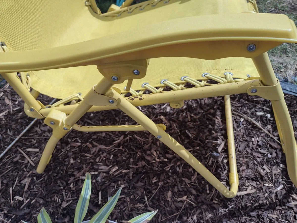 Recliner garden/patio gravity sun chair - Image 3
