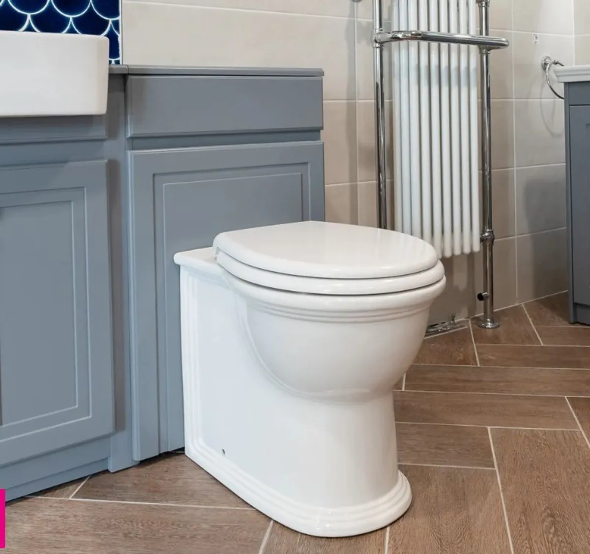 Windsor Rimless Back to Wall Toilet - Image 1