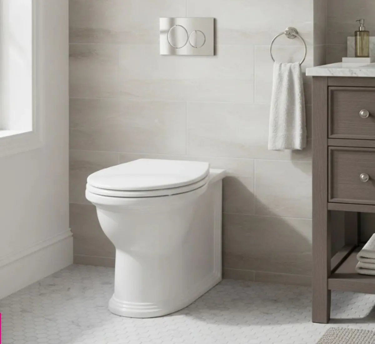 Windsor Rimless Back to Wall Toilet - Image 2