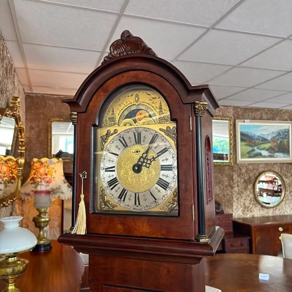 Warmink, Dutch Long Case Clock featuring an elegan - Image 2