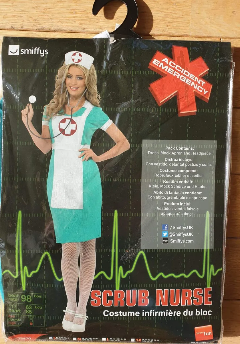 Adult ladies nurse costume - Image 1
