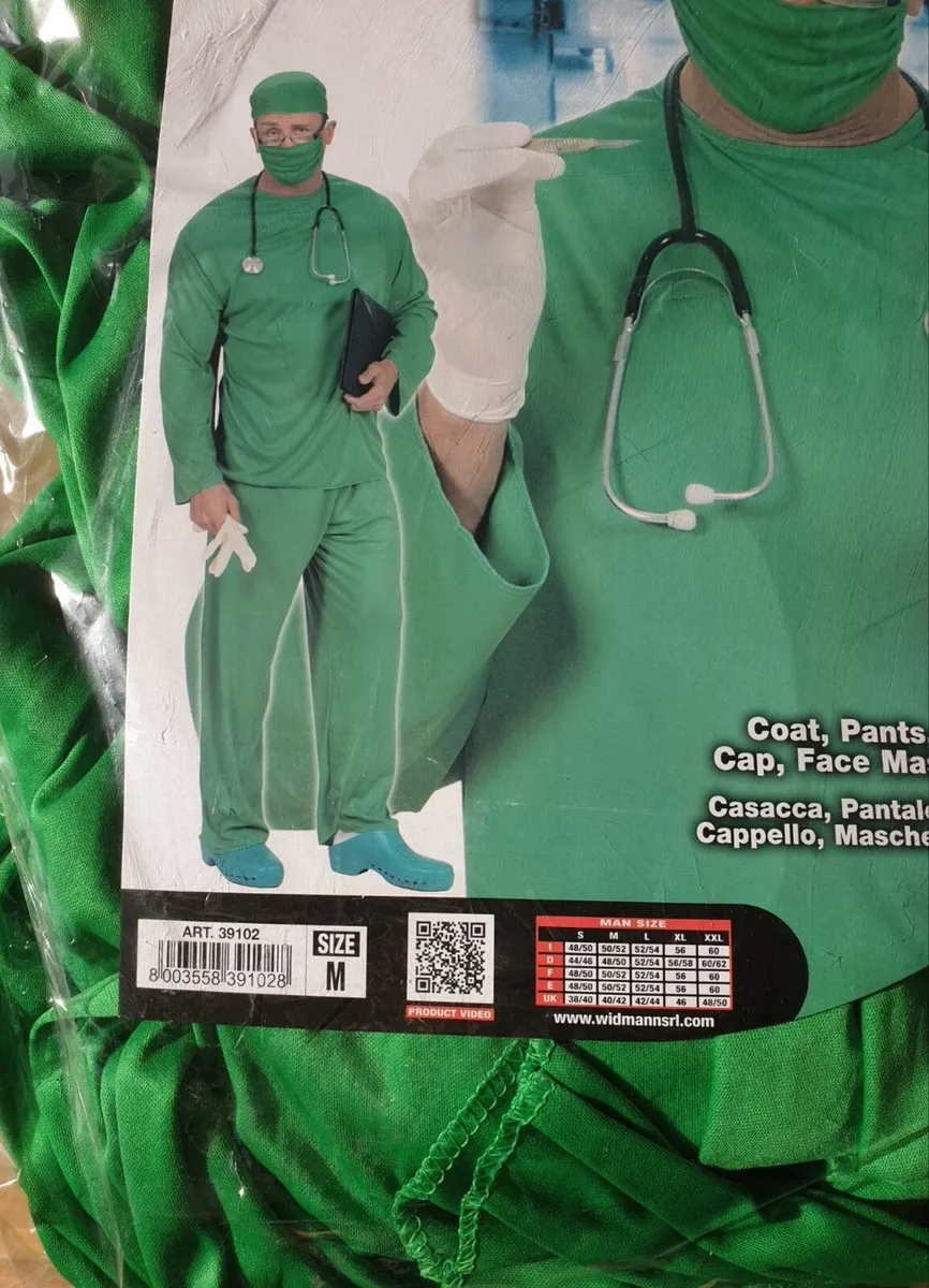 Adult male surgeon costume - Image 3