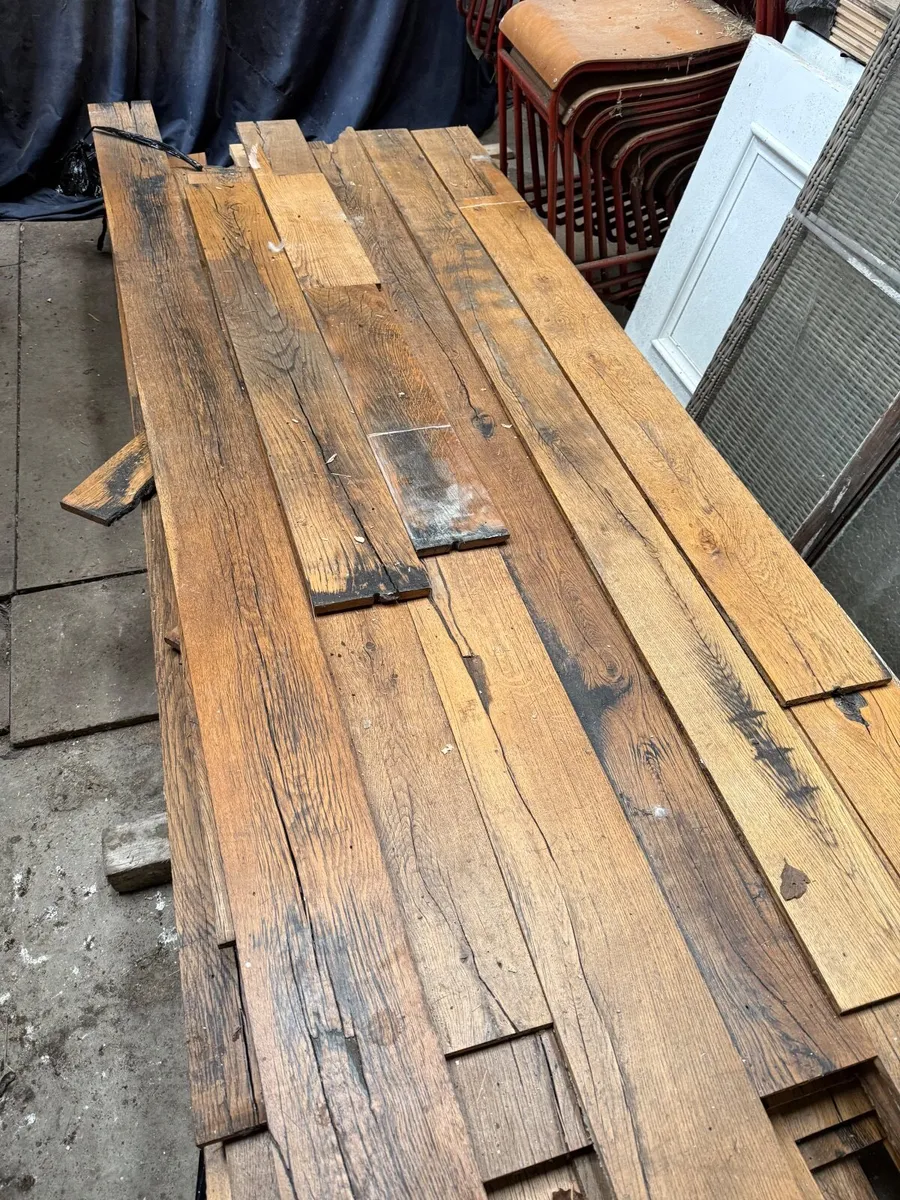 20 meters re sawn old oak. - Image 3