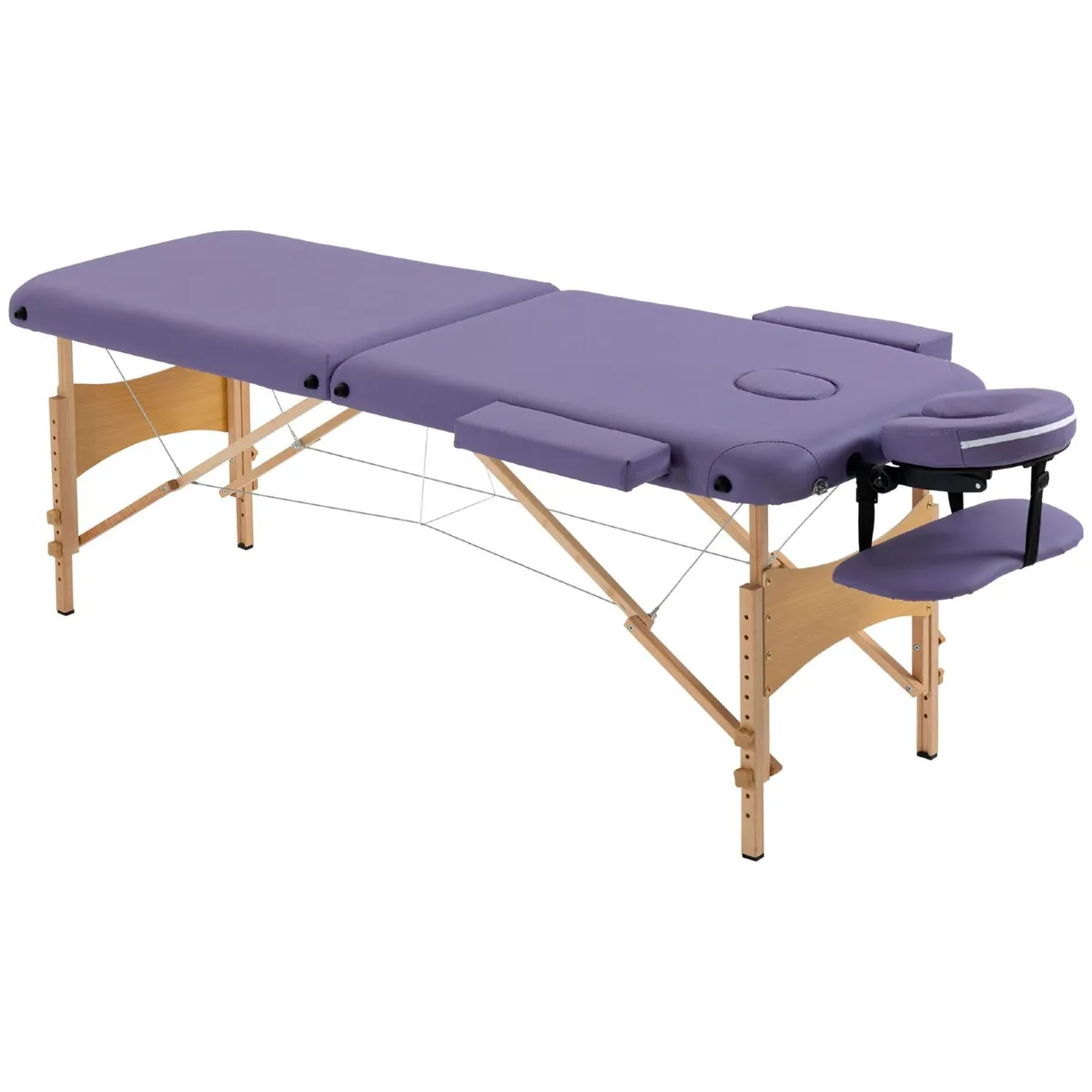 Portable 2 Section Massage Table Bed Folding Light - Image 1
