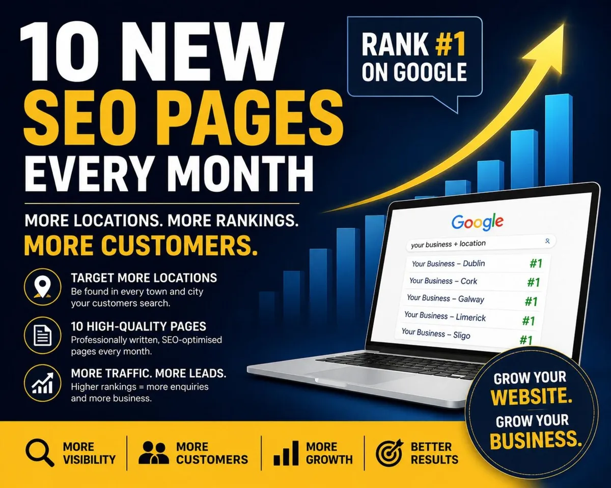 Expand Your Website - 10 New Pages Monthly