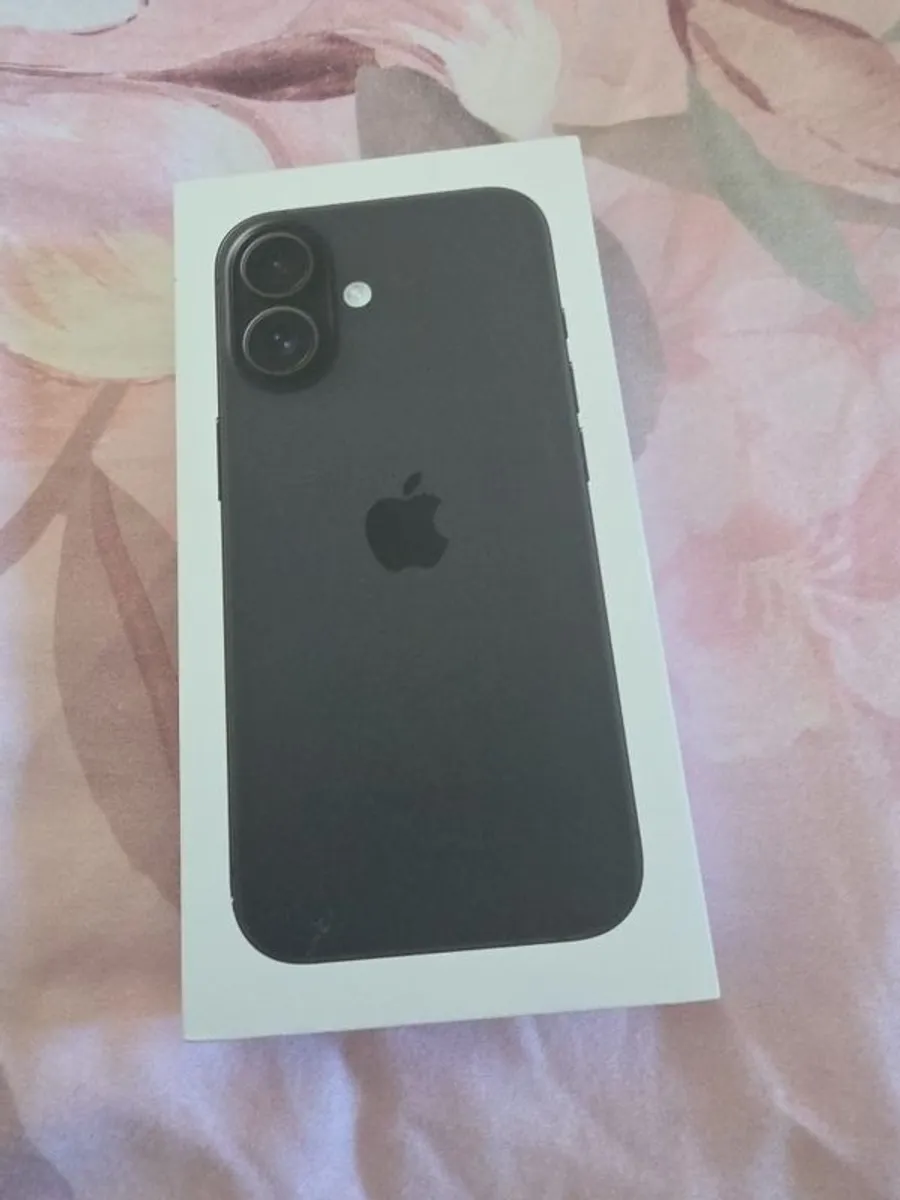 Apple iPhone 16, 128GB, black. - Image 1