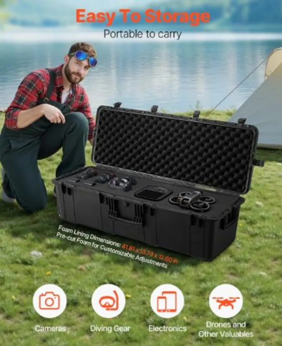 5.5 Cu.ft Weatherproof Hard Case, Large Capacity - Image 2