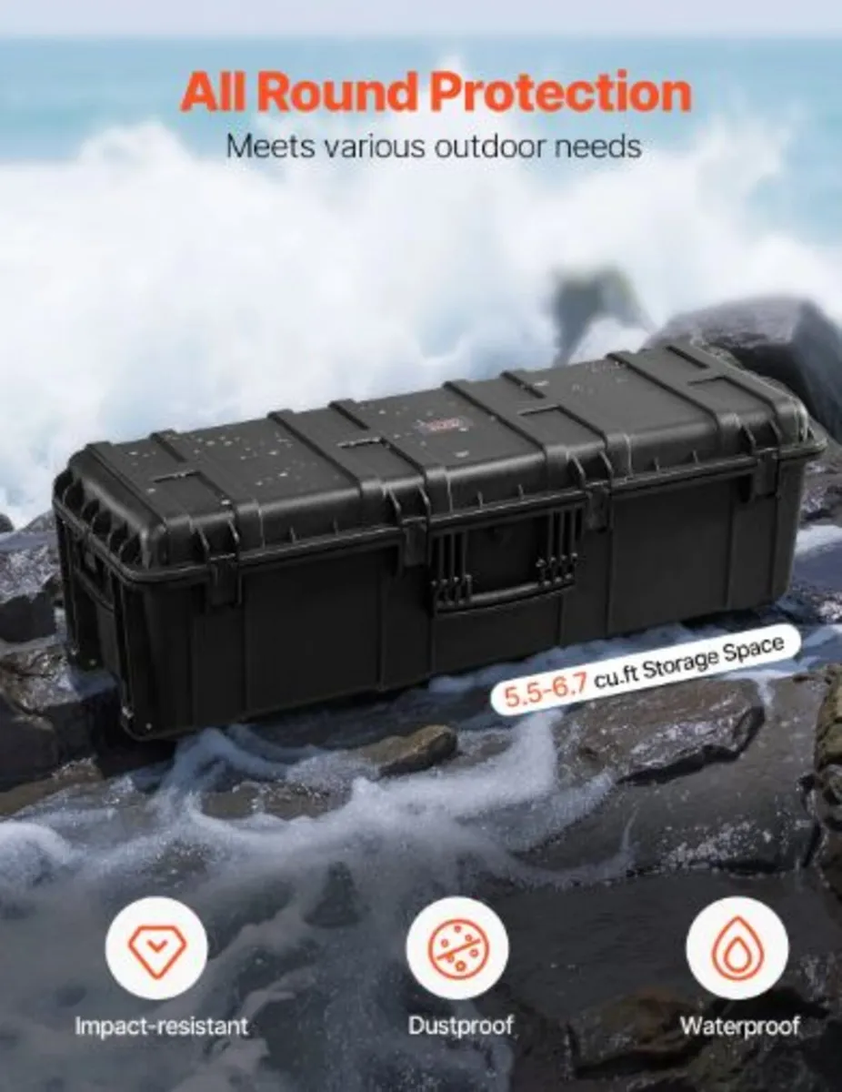 5.5 Cu.ft Weatherproof Hard Case, Large Capacity - Image 4