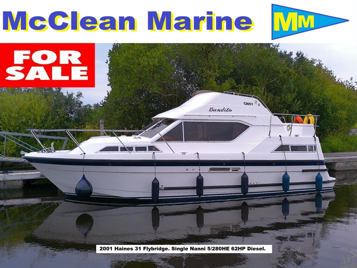 2001 Haines 31 Flybridge. - Image 1