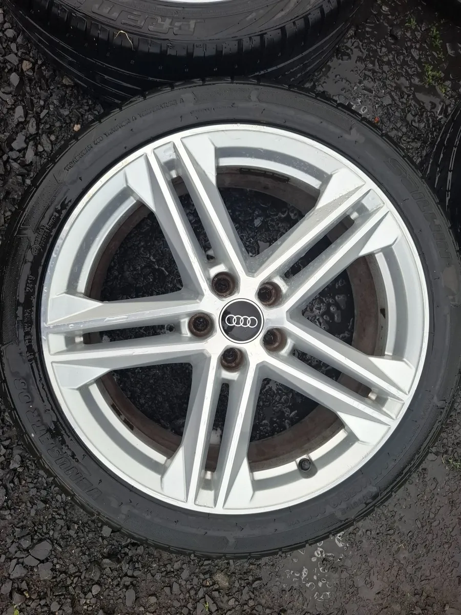 19" Genuine Audi S Line Alloys with tyres - Image 1