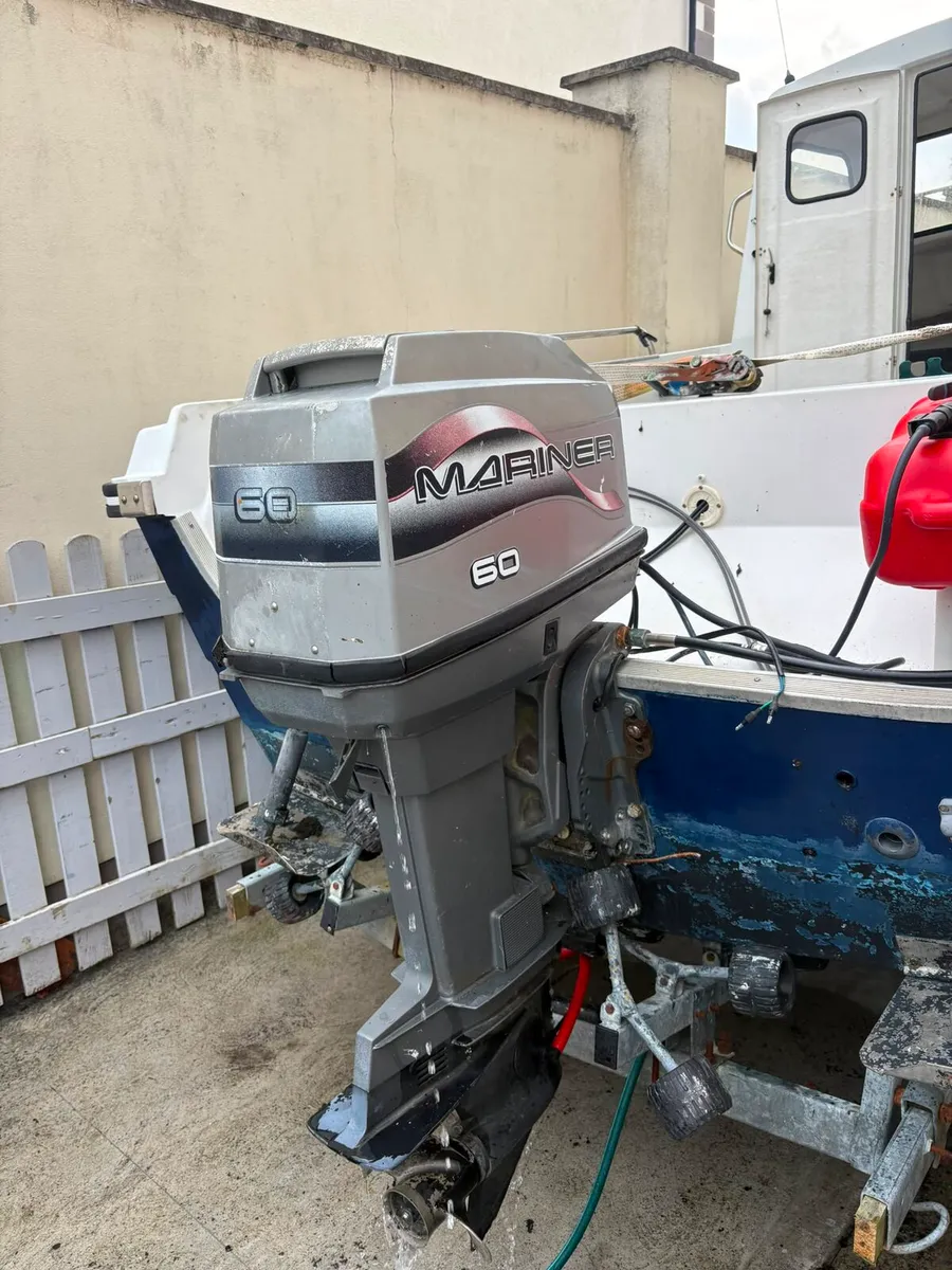 Mariner 60hp 2 stroke oil injection longshaft - Image 2