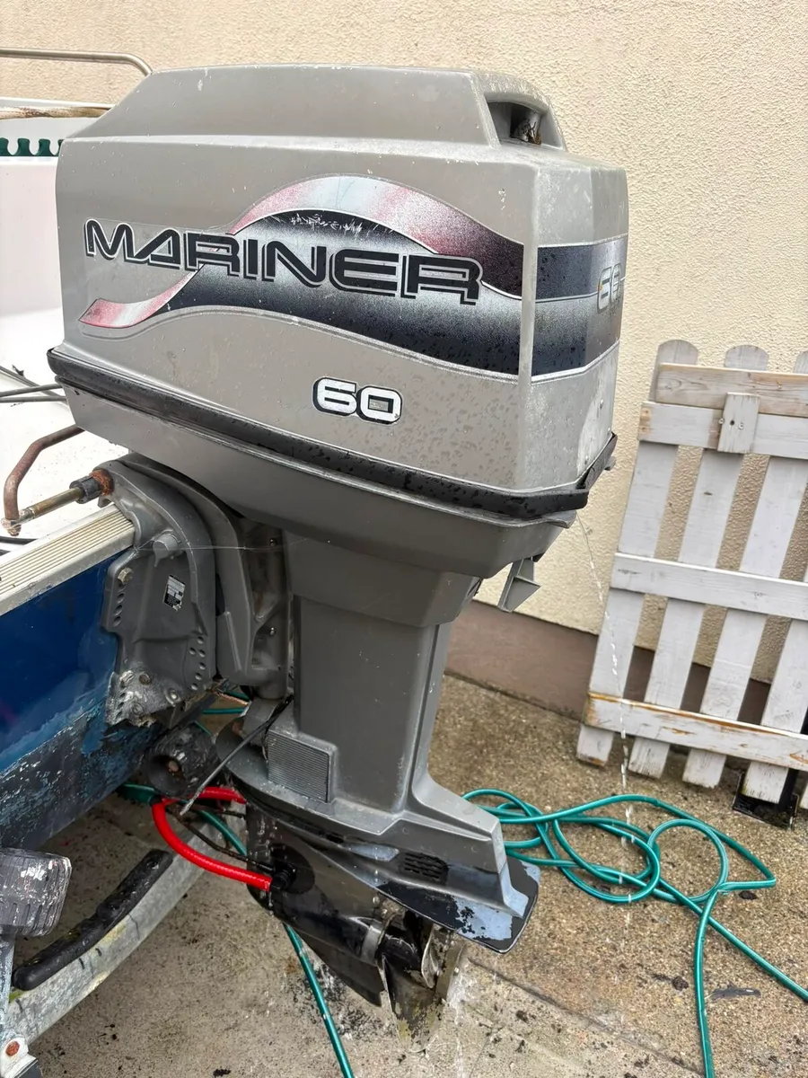 Mariner 60hp 2 stroke oil injection longshaft - Image 1