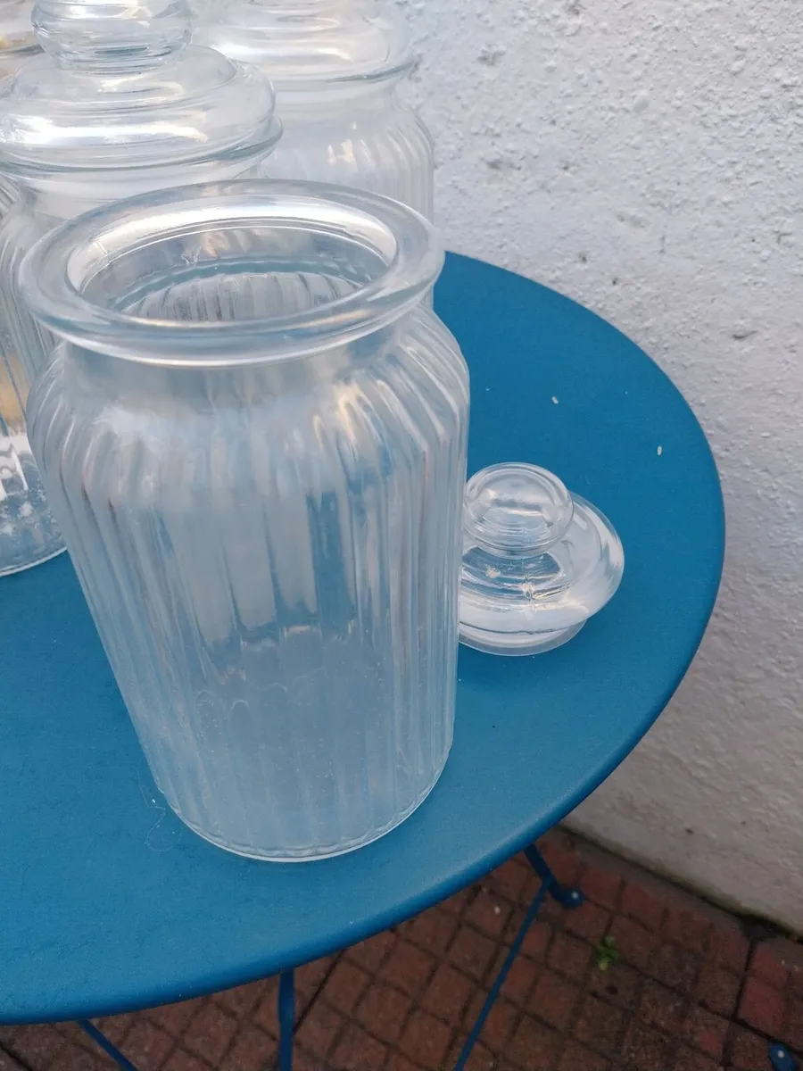 Glass storage jars - Image 2