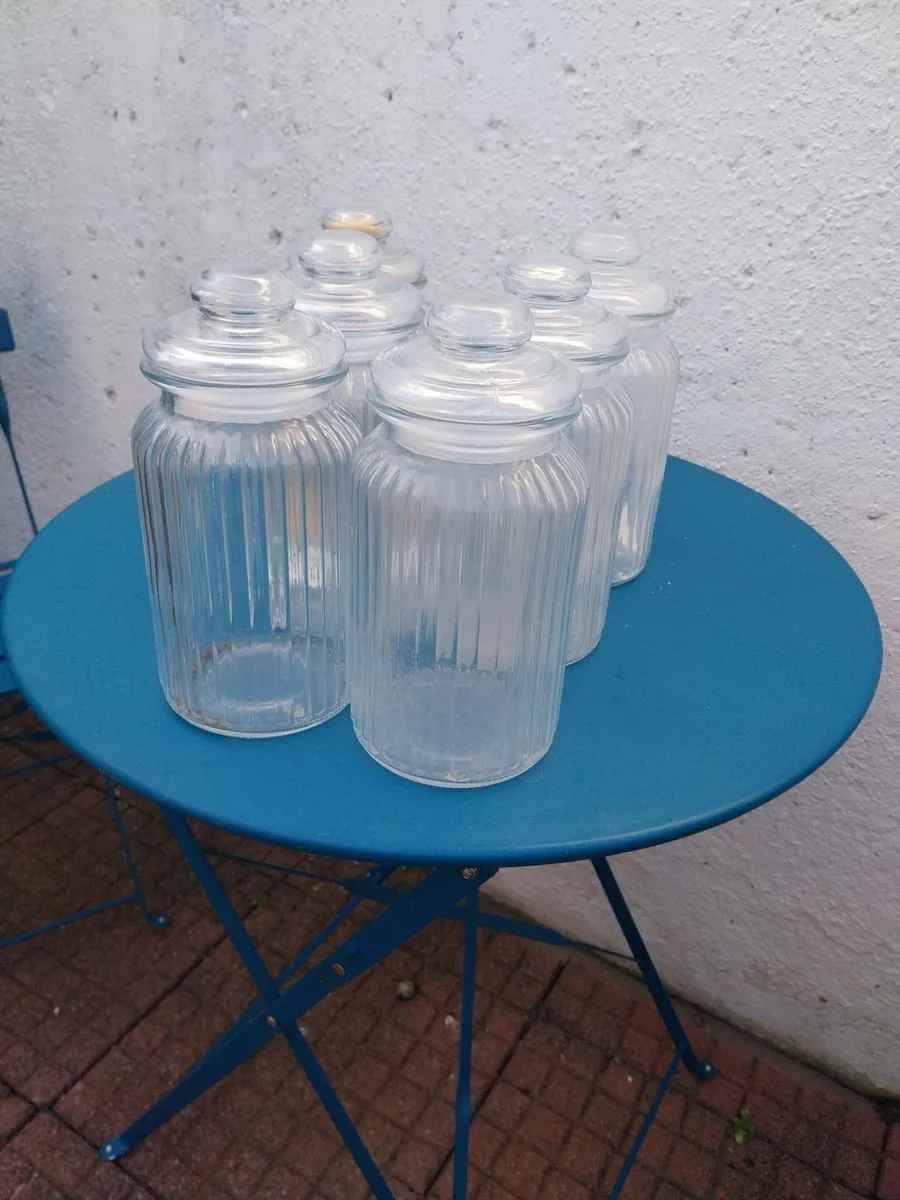Glass storage jars - Image 4