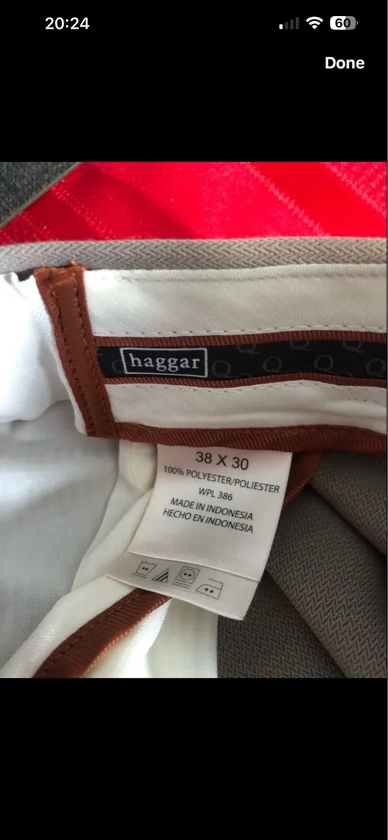 Mens trousers W38”x L30” €10 - Image 4
