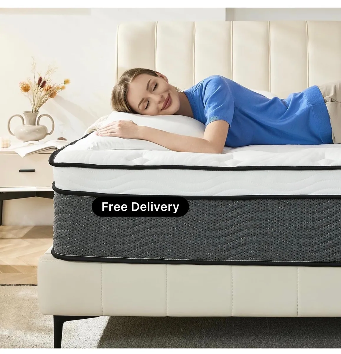 King Mattress 5FT, 11 Inch Innerspring Hybrid Matt - Image 1