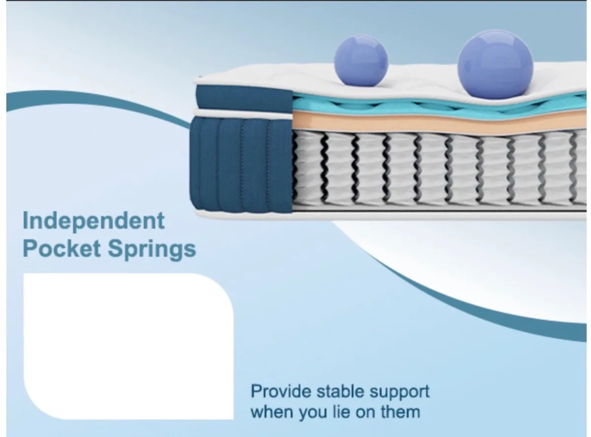 Hybrid Mattresses-26CM King Mattress-Pocket Spring - Image 3