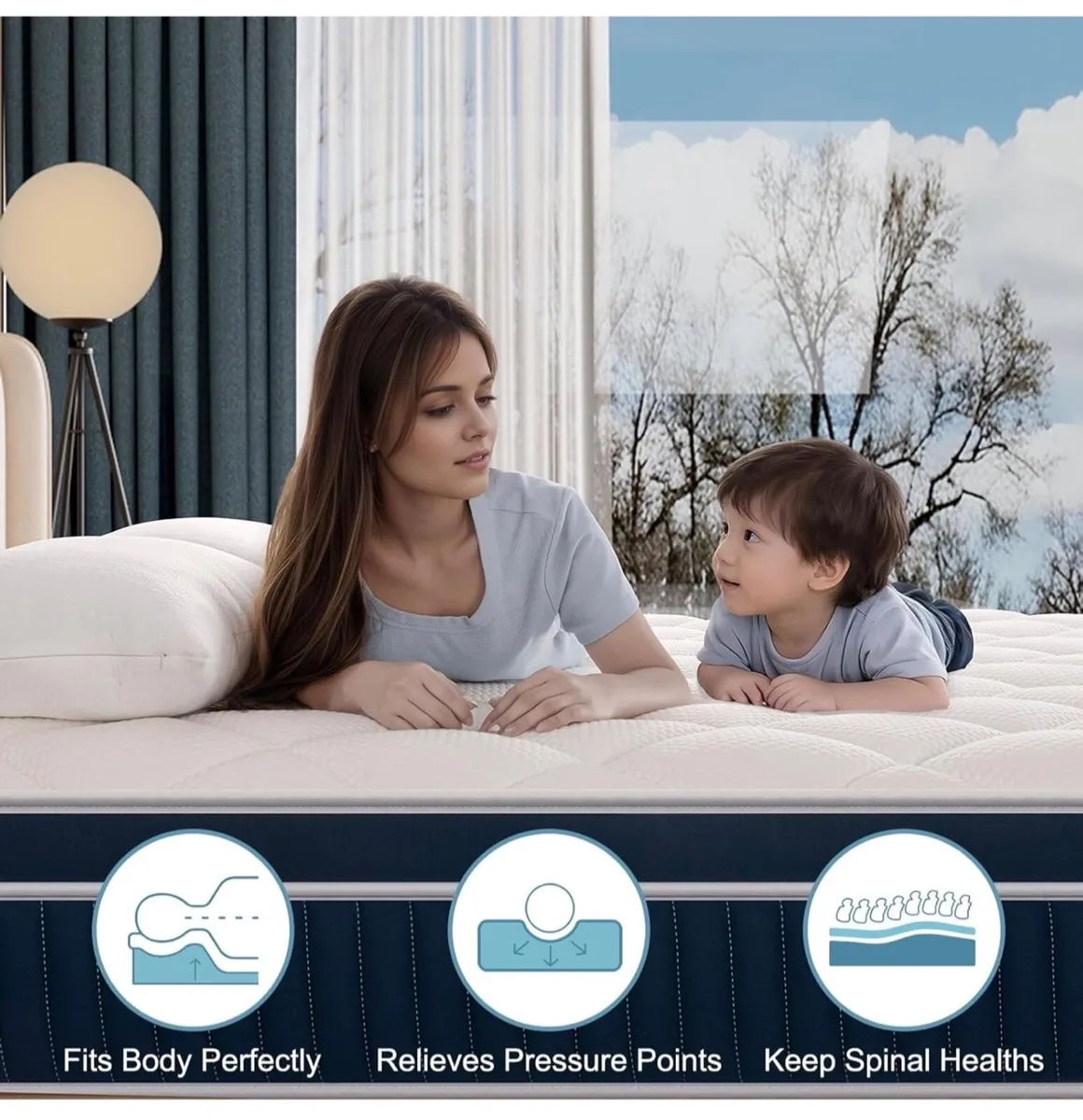 Hybrid Mattresses-26CM King Mattress-Pocket Spring - Image 4