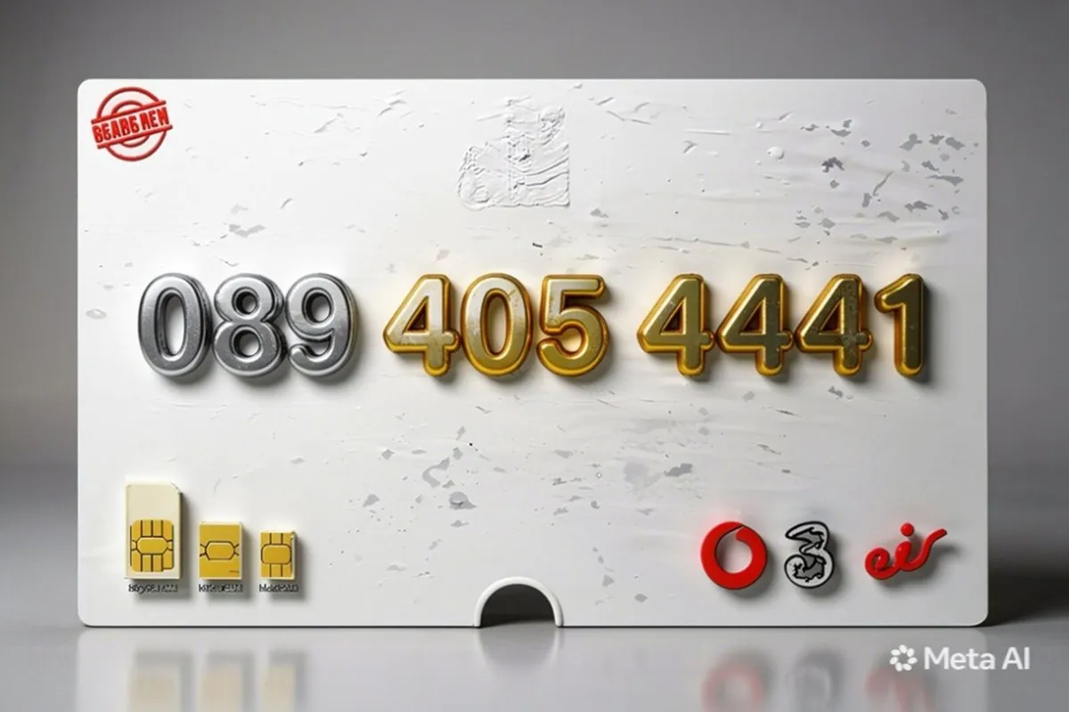 Vip, Gold, Platinum, Easy Mobile Number sim 444